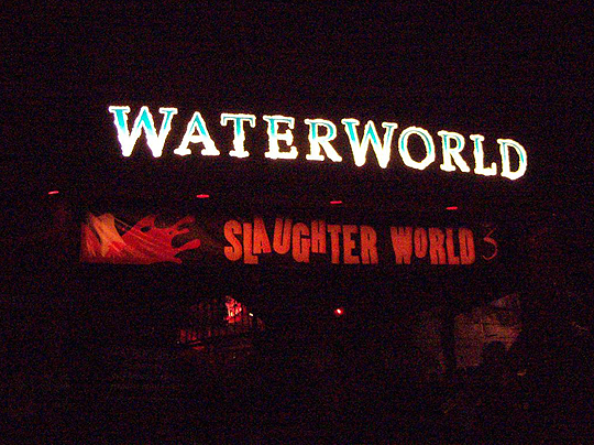 "Slaughter" rhymes with "Water"